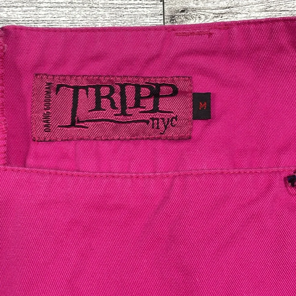 Tripp NYC Hot Pink And Black Skirt GOTH STEAMPUNK - Picture 6 of 6